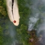 Heli WB dan OMC Gempur Karhutla Inhu, Inhil, dan Meranti